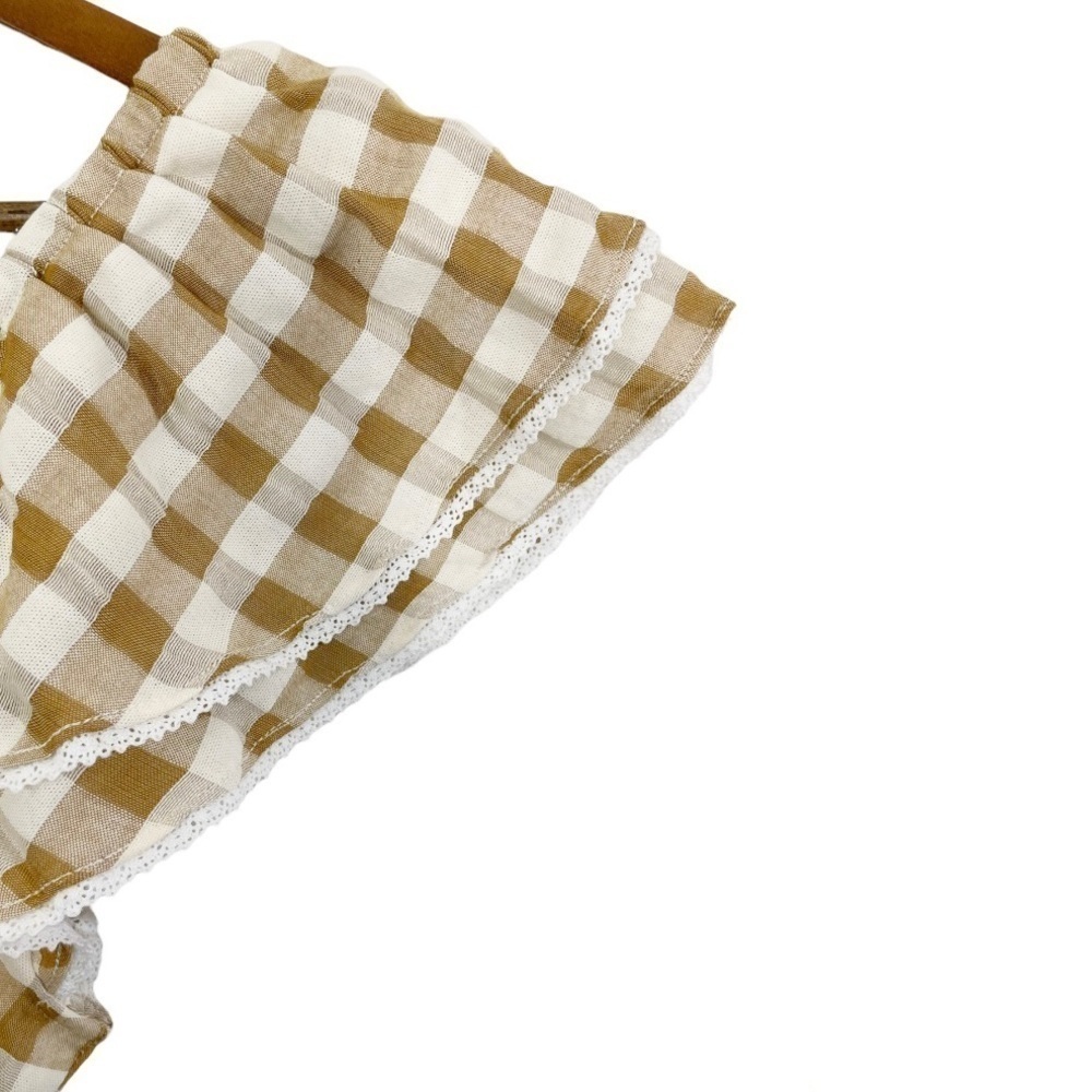 𝅺Matilda Jane Annabelle‎ Plaid Off-Shoulder Blouse - Picture 7 of 10